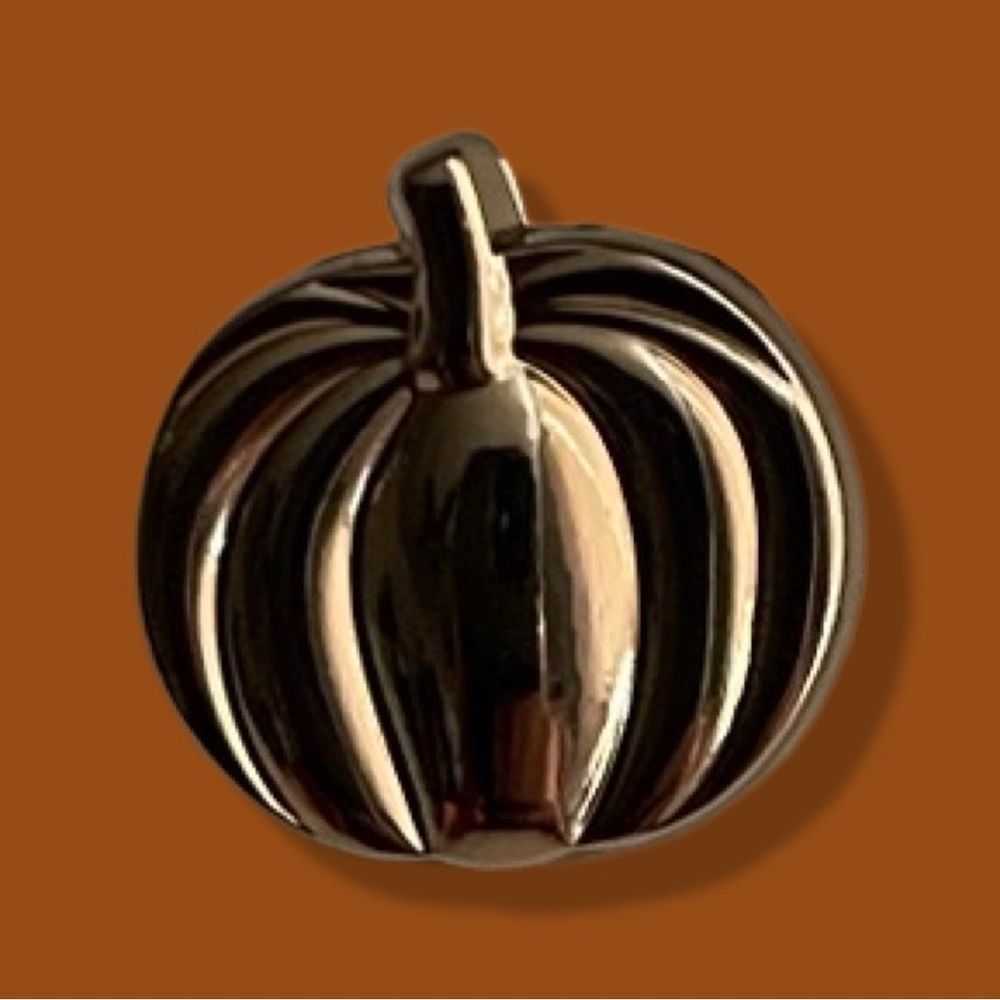 Gold pumpkin metal apple watch charm​​